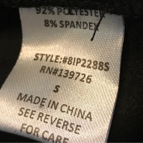 Wild Honey Black Faux Suede Fringe Cropped Sleeveless Tank Top and Short Set - Picture 11 of 16